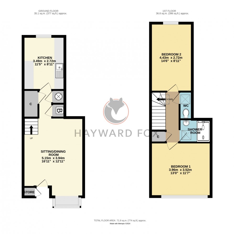 Floorplan for Plantation Court Avenue Road, Lymington, Hampshire, SO41