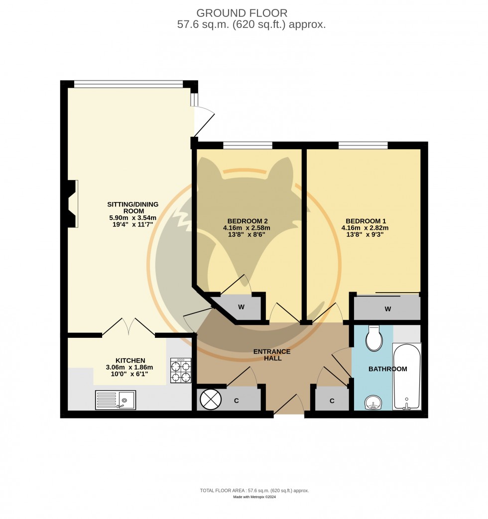 Floorplan for Brookley Road, Brockenhurst, Hampshire