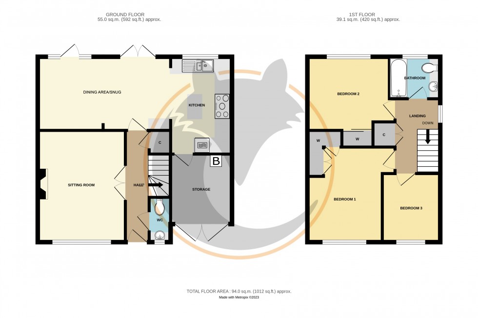 Floorplan for Sway, Lymington, Hampshire