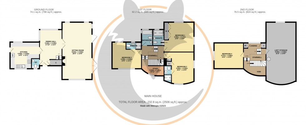 Floorplan for Sway, Lymington, Hampshire