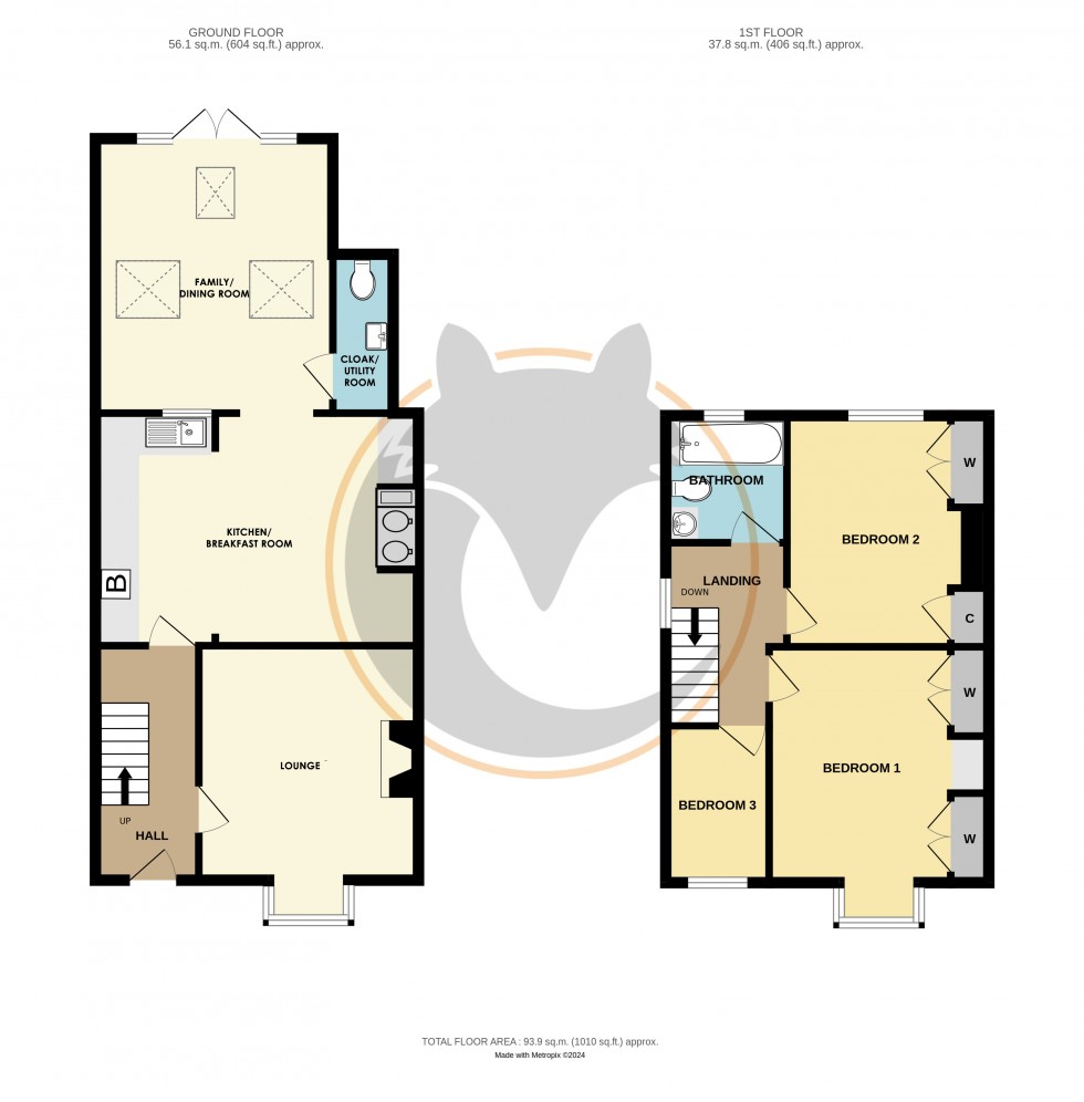 Floorplan for Sway, Lymington