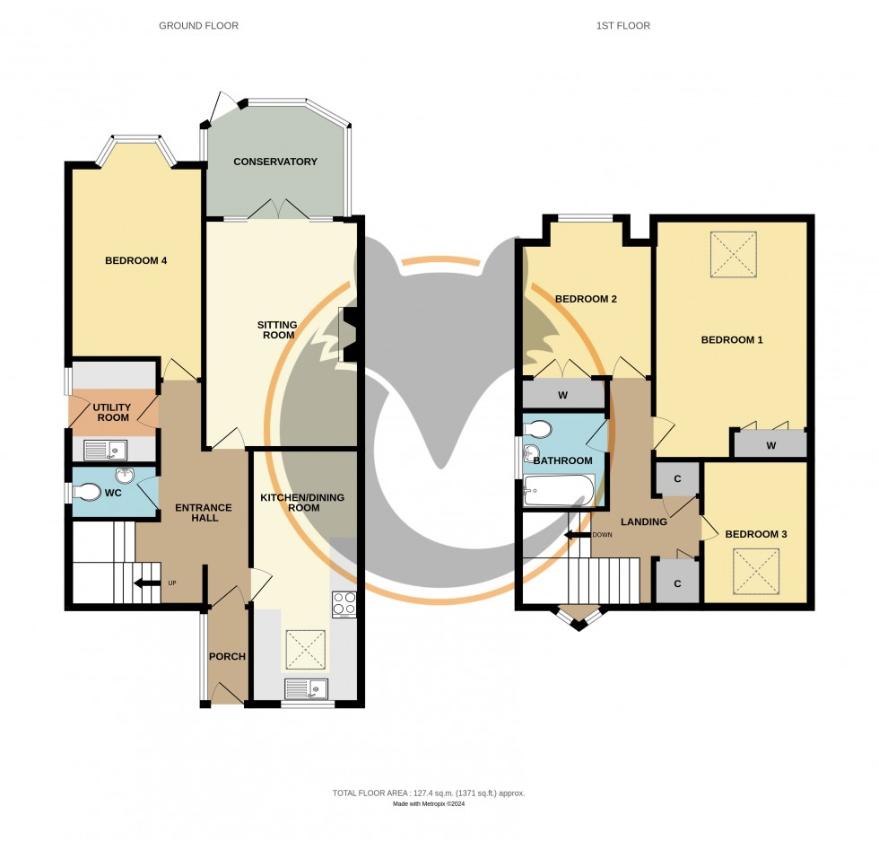 Floorplan for Hordle, Lymington, Hampshire