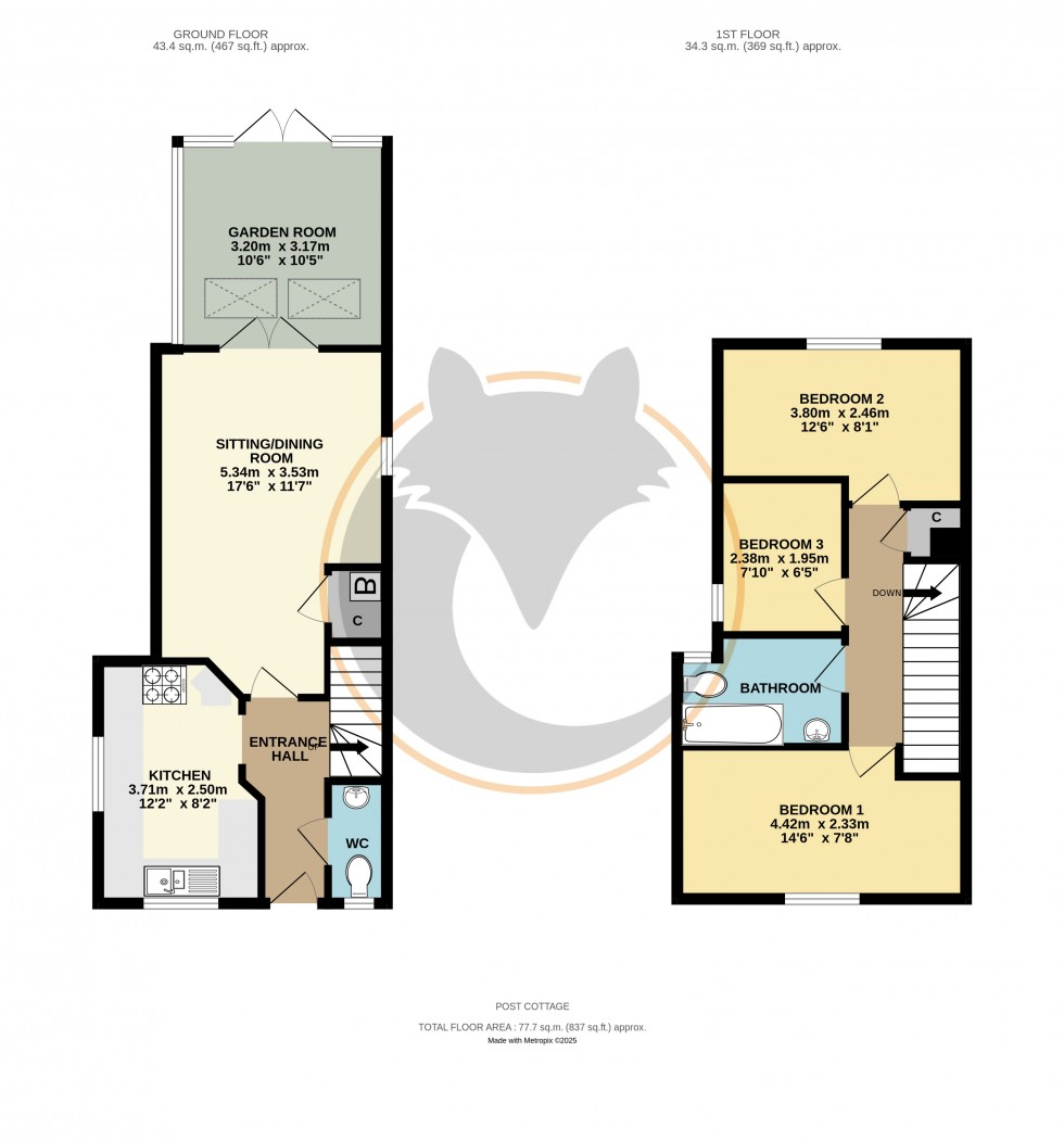 Floorplan for Sway, Lymington, Hampshire