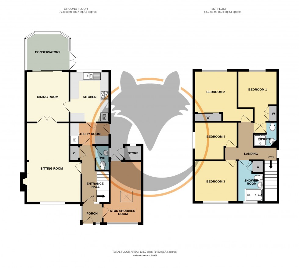 Floorplan for Sway, Lymington, Hampshire