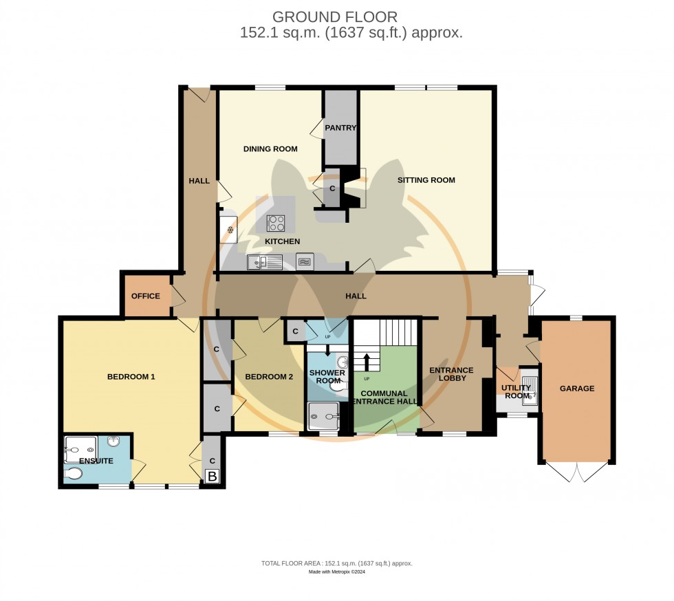 Floorplan for Sway, Lymington, Hampshire