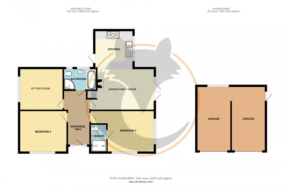 Floorplan for Sway, Lymington, Hampshire