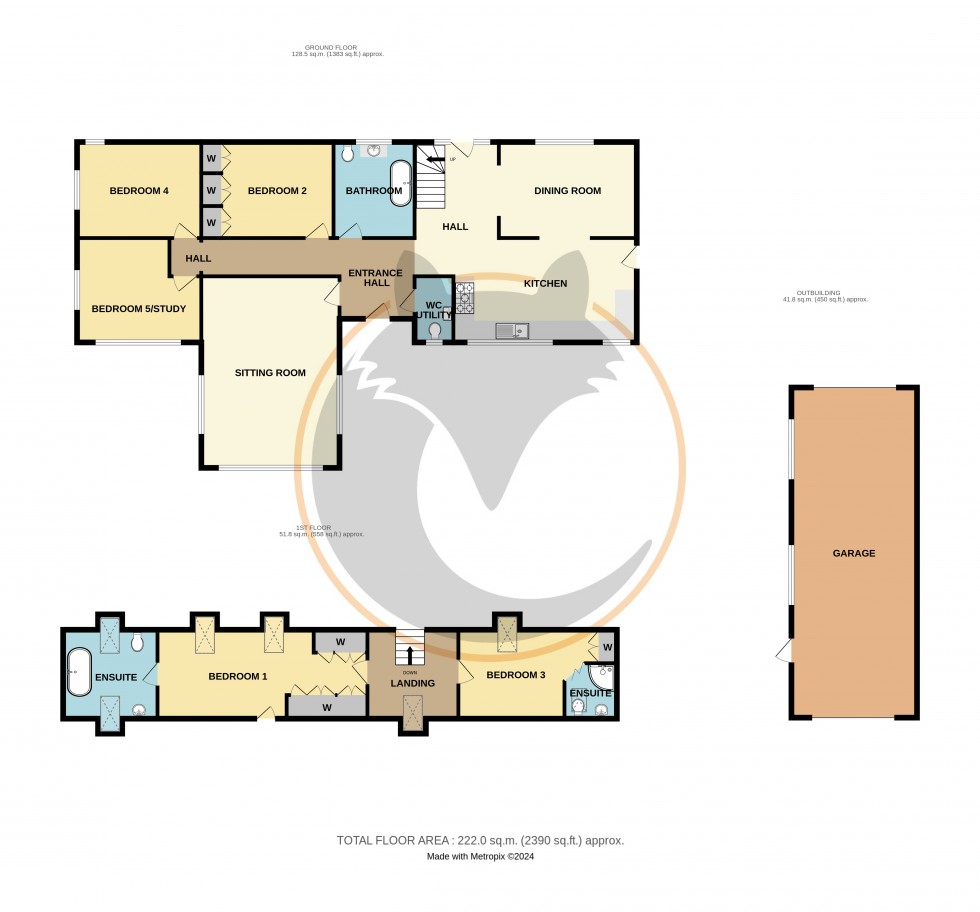 Floorplan for Bransgore, Christchurch, Hampshire