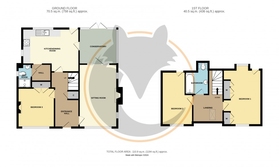 Floorplan for Sway, Lymington, Hampshire