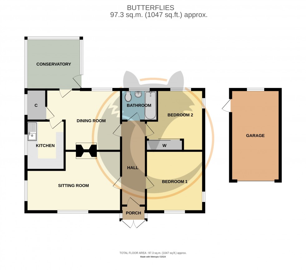 Floorplan for Sway, Lymington, Hampshire