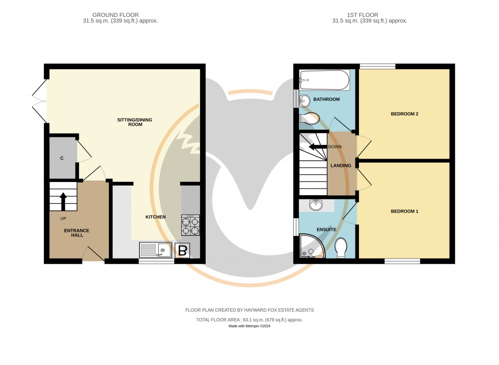 Floorplan for Sway, Lymington, Hampshire