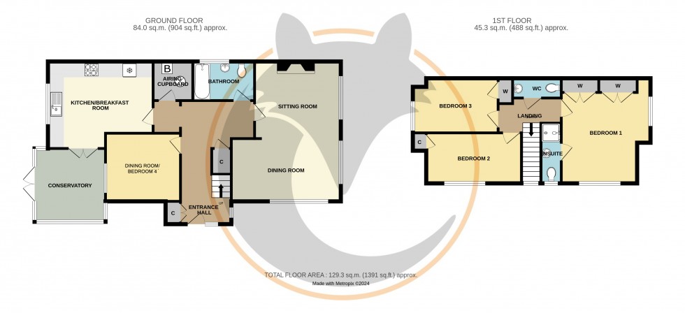 Floorplan for Sway, Lymington, Hampshire