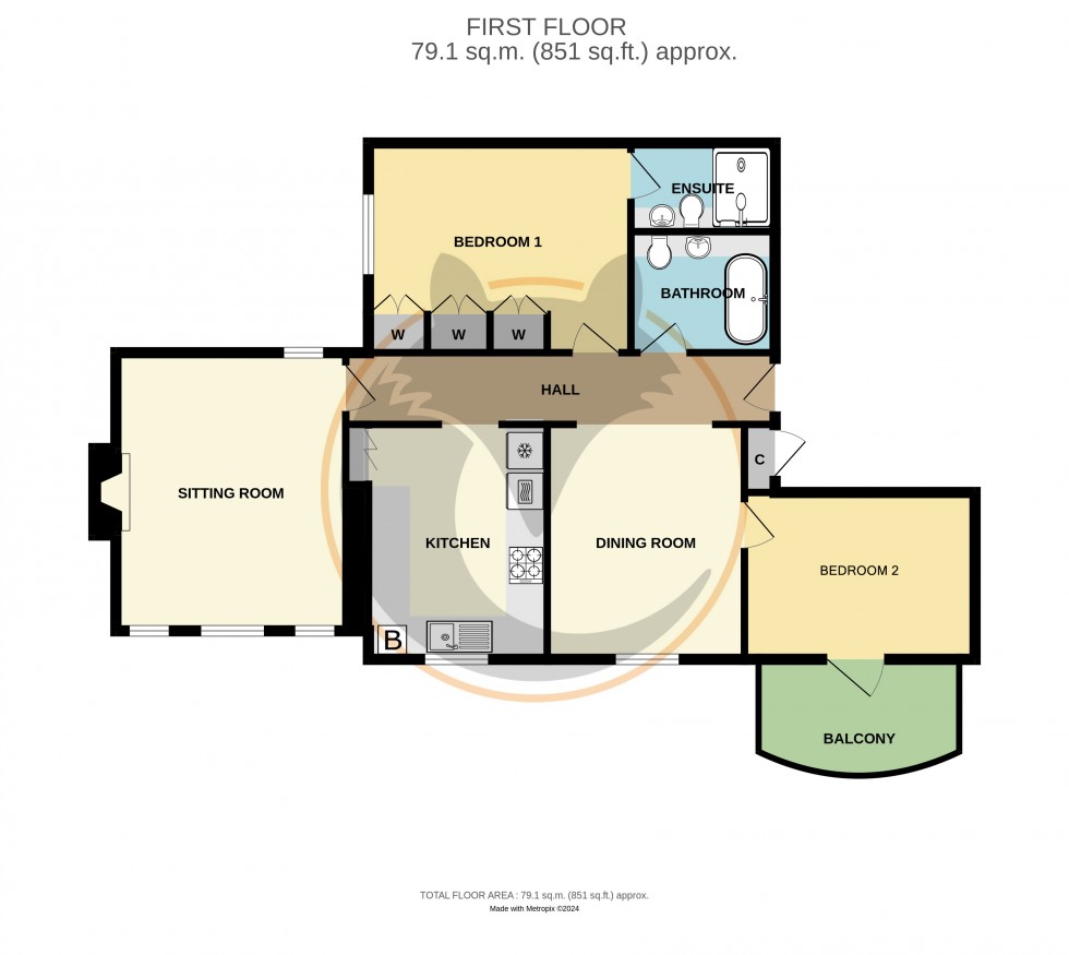 Floorplan for Sway, Lymington, Hampshire