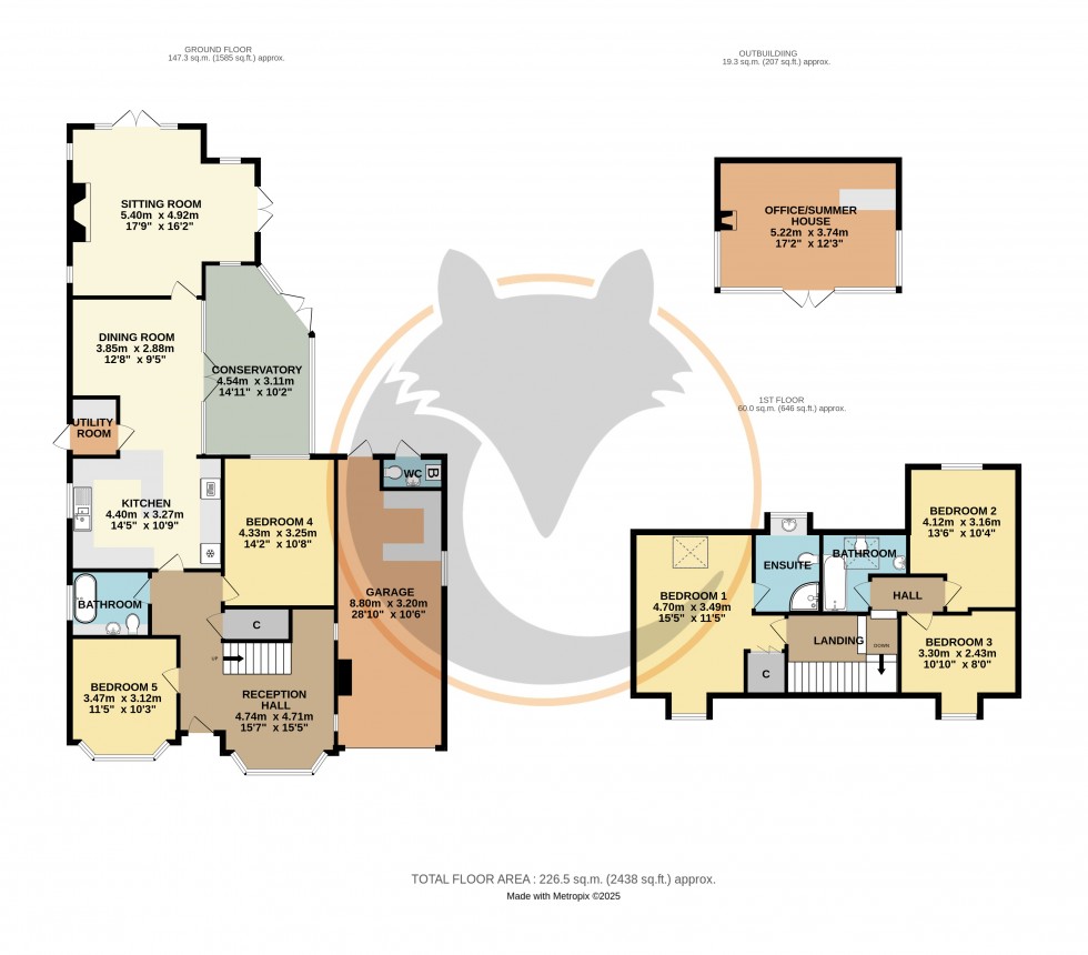 Floorplan for Hordle, Lymington, Hampshire