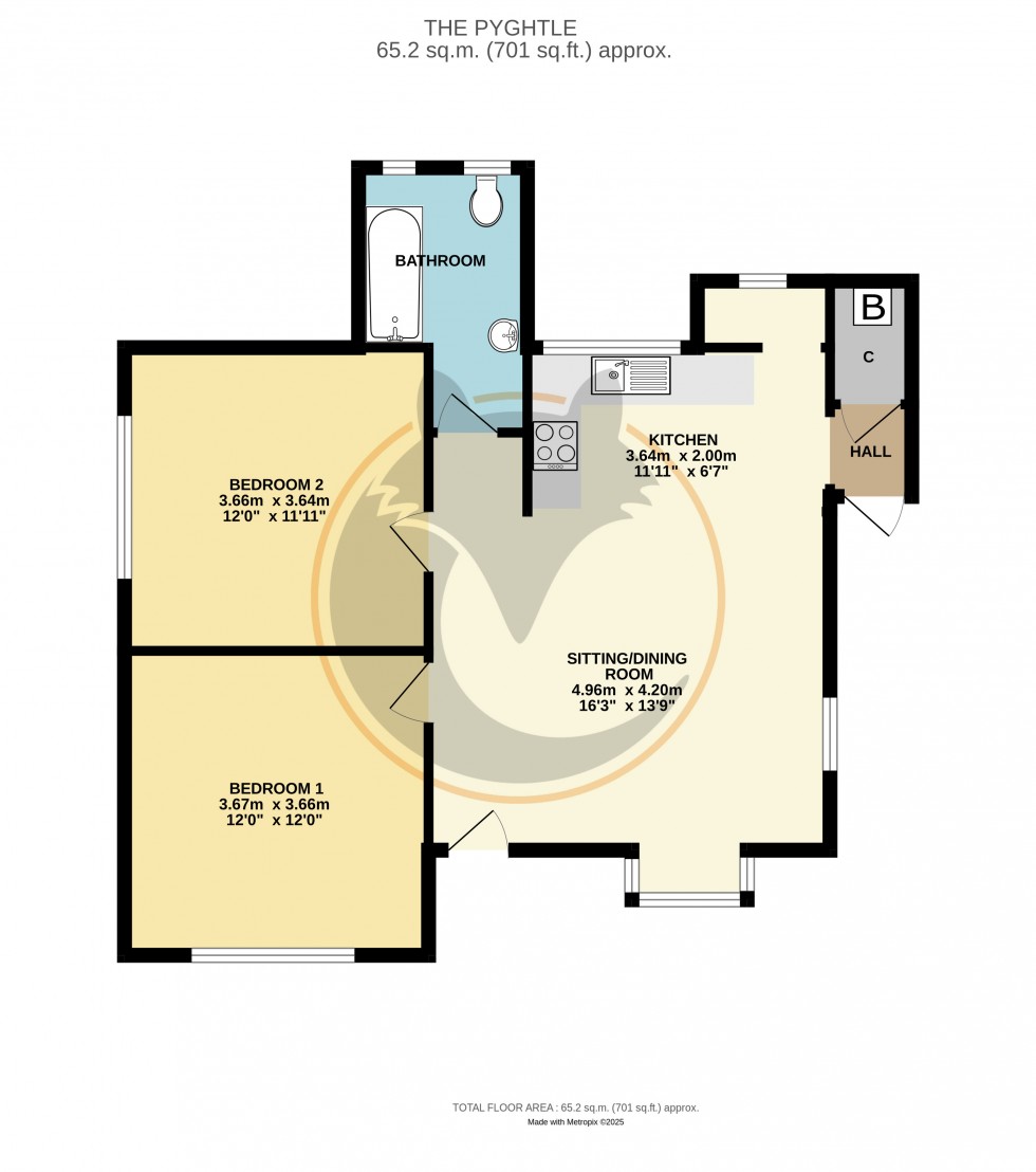 Floorplan for Sway, Lymington, Hampshire