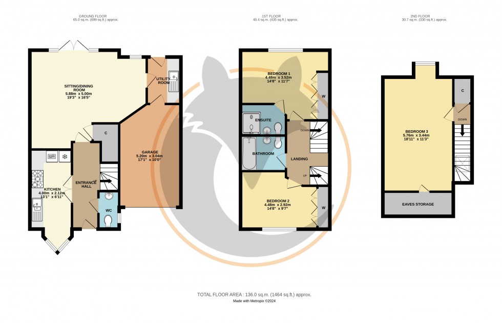 Floorplan for Sway, Lymington, Hampshire