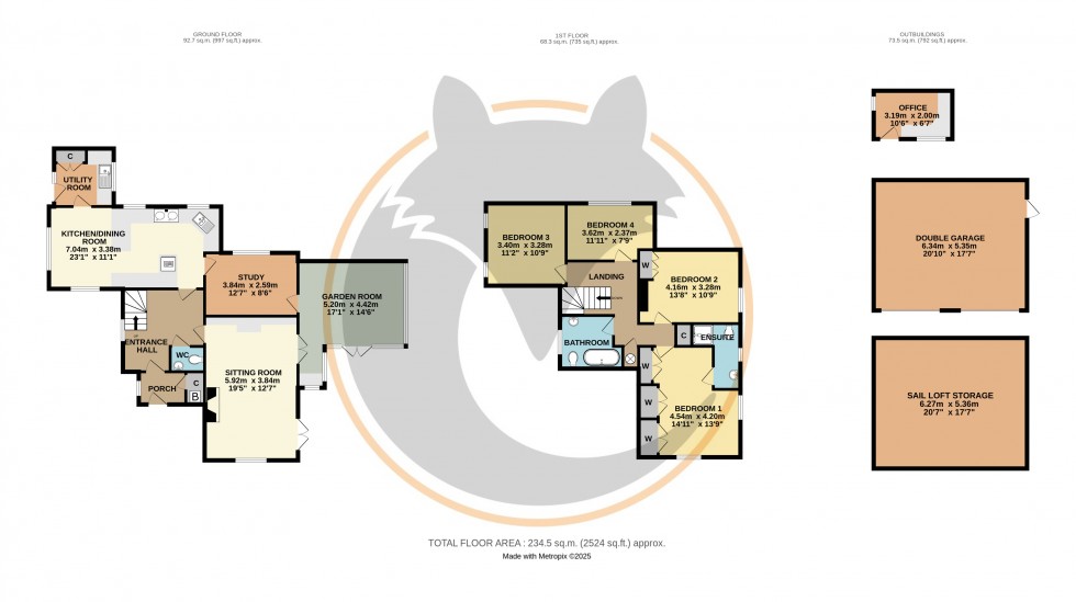 Floorplan for Beaulieu, Brockenhurst, Hampshire