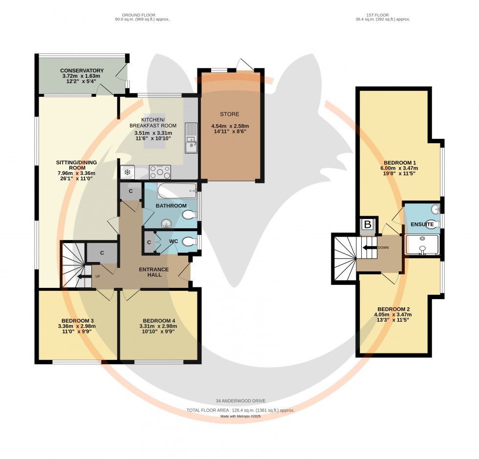 Floorplan for Sway, Lymington, Hampshire