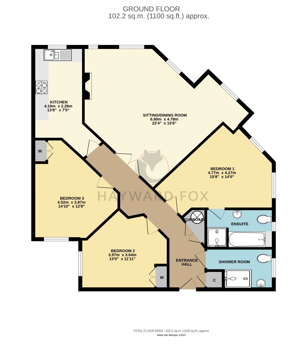 Floorplan for New Street, Lymington, Hampshire