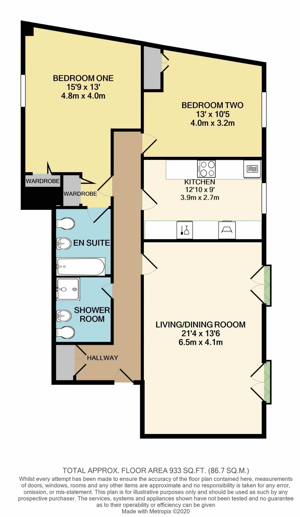 Floorplan for Priestlands Place, Lymington, Hampshire