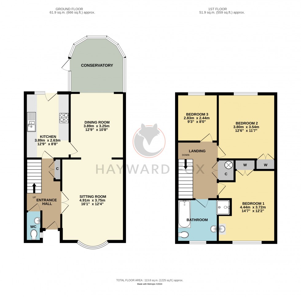 Floorplan for Pennington, Lymington