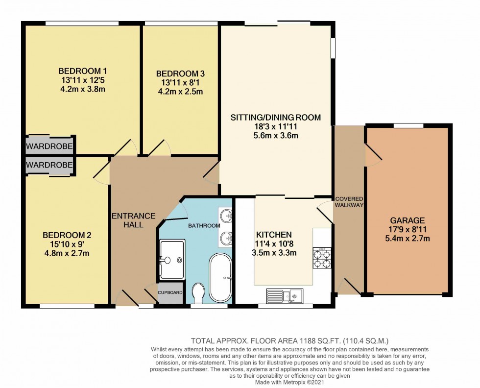 Floorplan for Pennington, Lymington