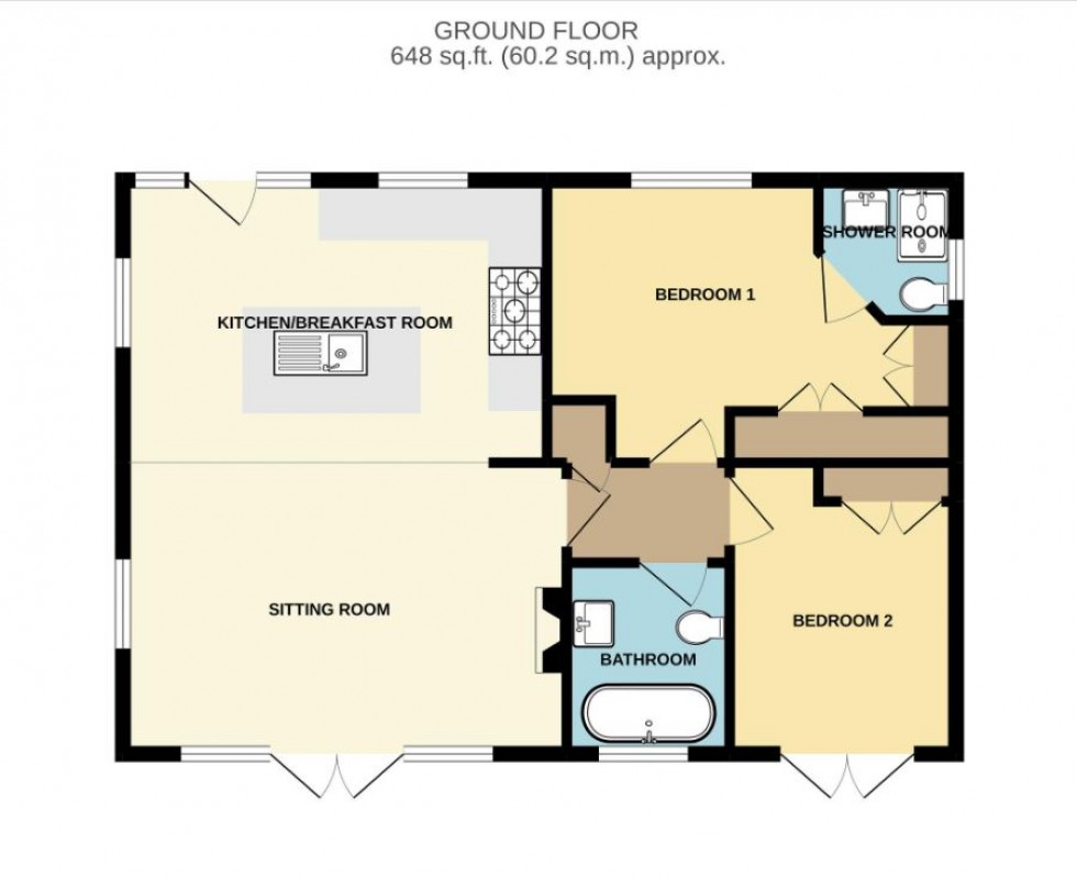 Floorplan for Pilley Hill, Pilley, Lymington