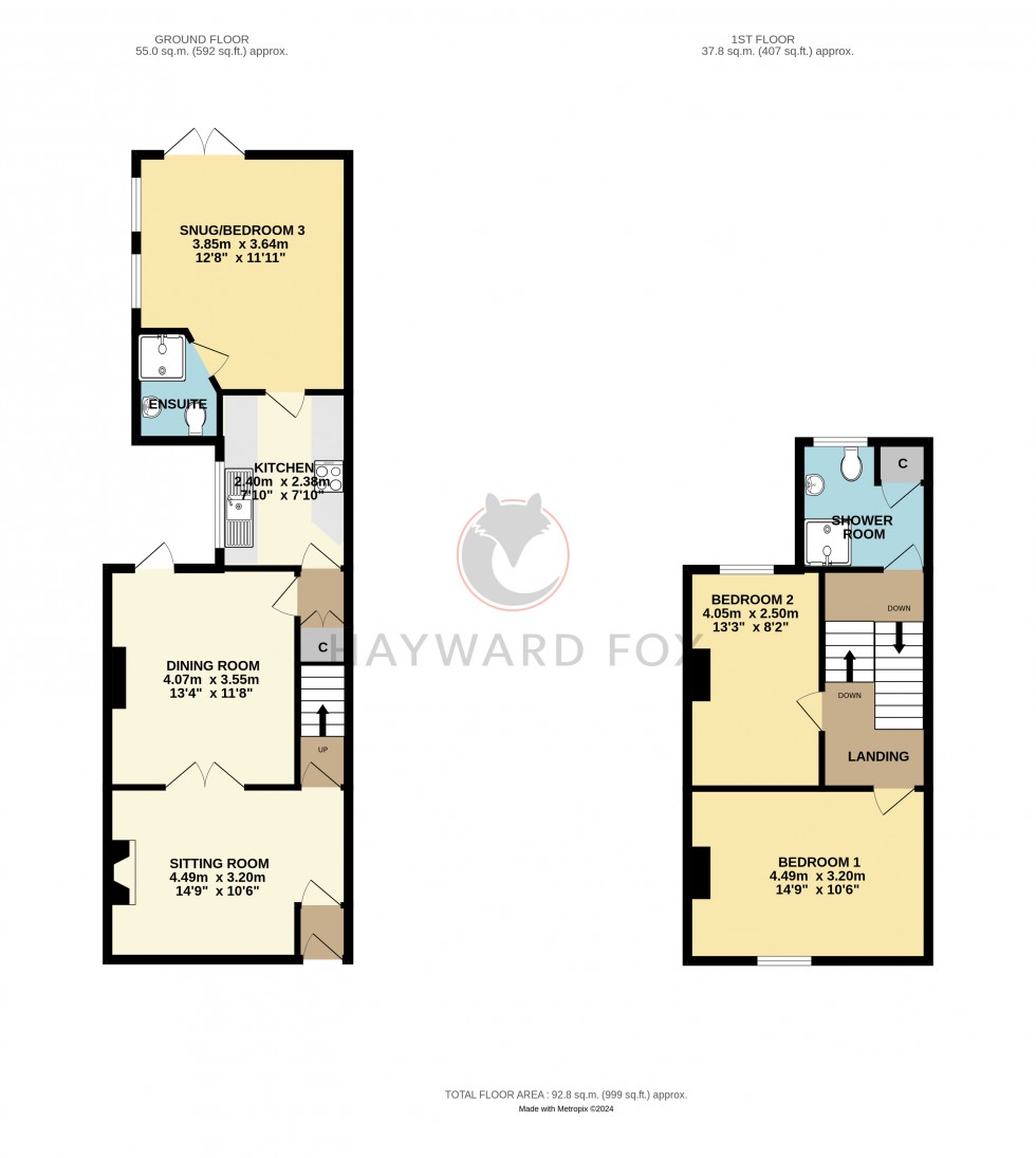 Floorplan for Pilley, Lymington