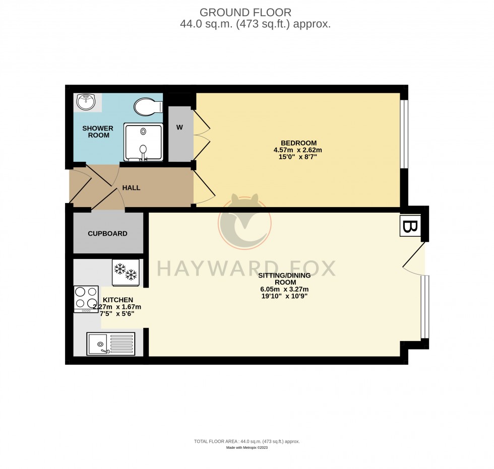 Floorplan for Pennington, Lymington, Hampshire