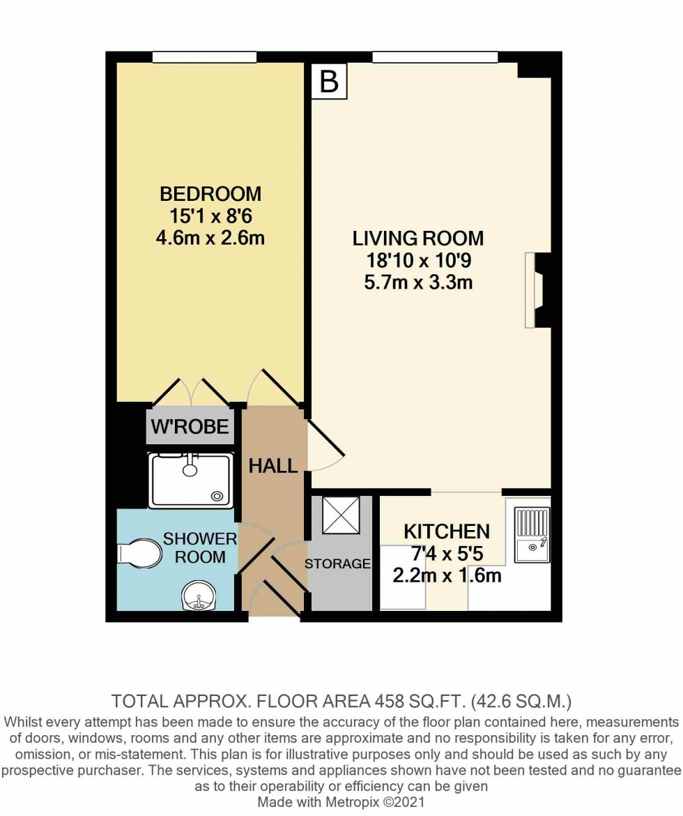 Floorplan for Pennington, Lymington, Hampshire