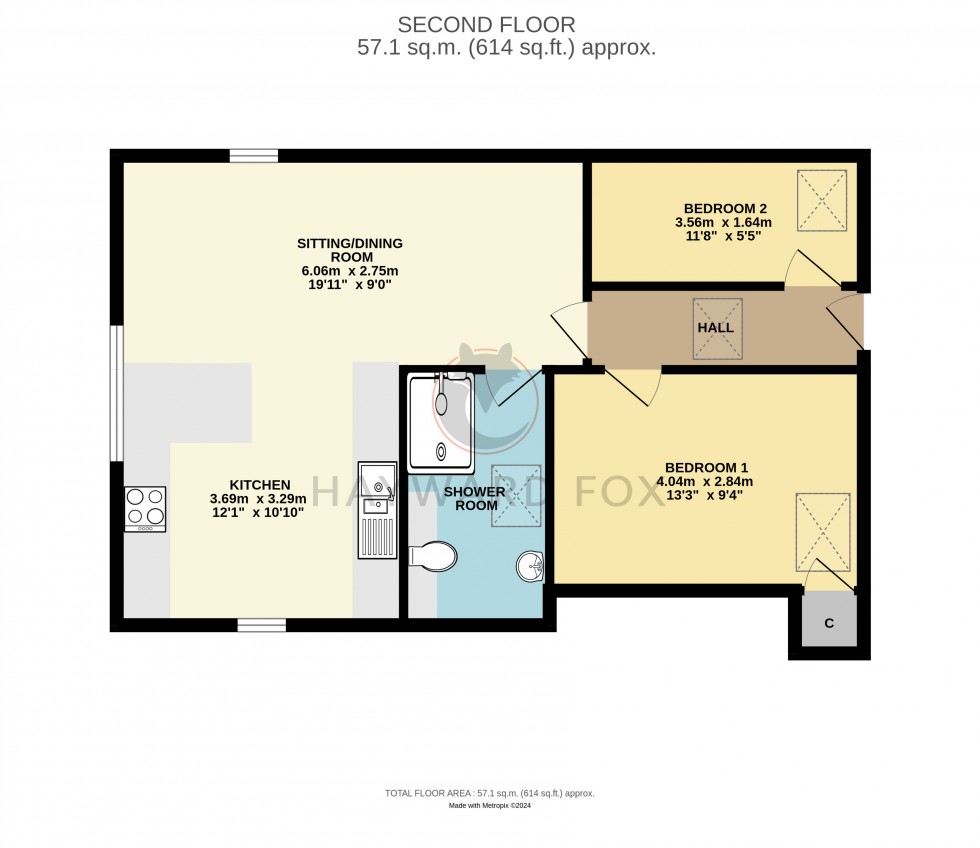 Floorplan for Lymington, Hampshire