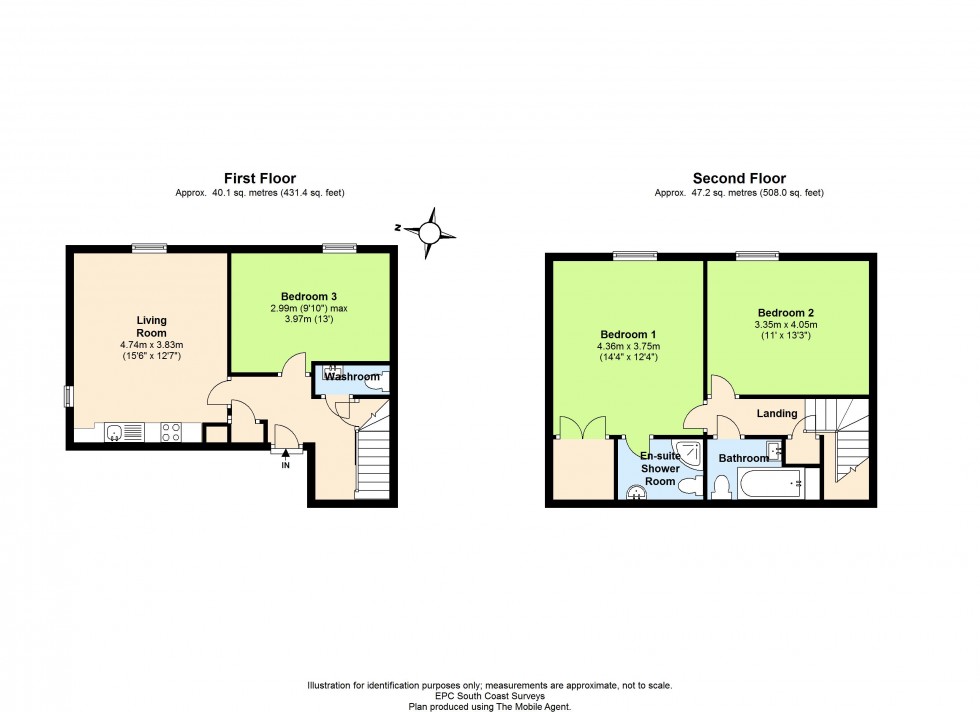 Floorplan for Lymington, Hampshire