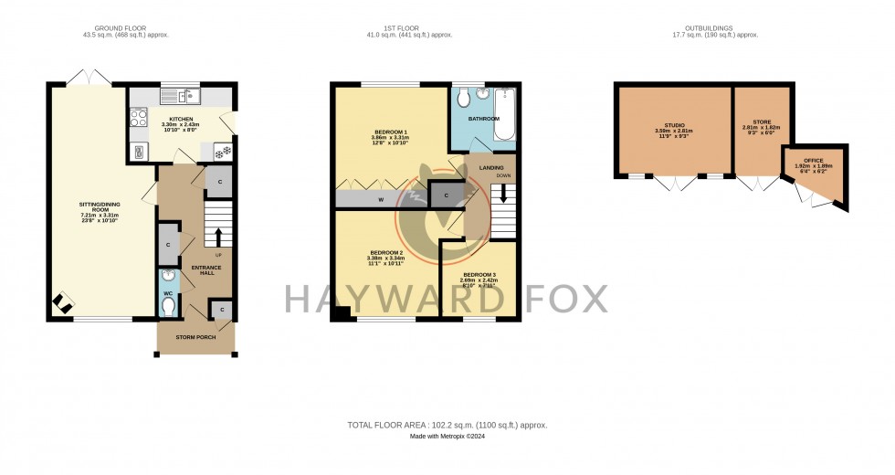 Floorplan for Pennington, Lymington, Hampshire