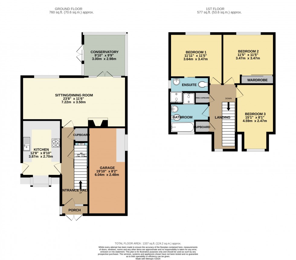 Floorplan for Pennington, Lymington, Hampshire