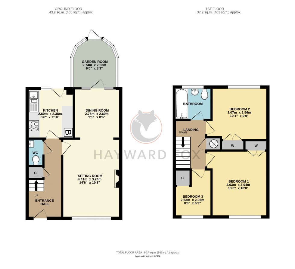 Floorplan for Lymington, Hampshire