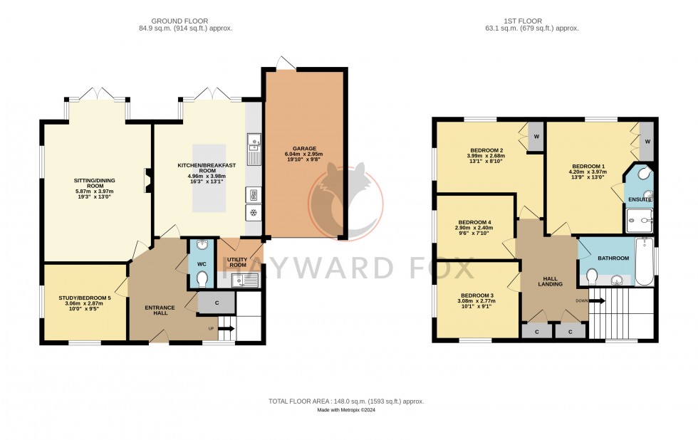 Floorplan for Lymington, Hampshire