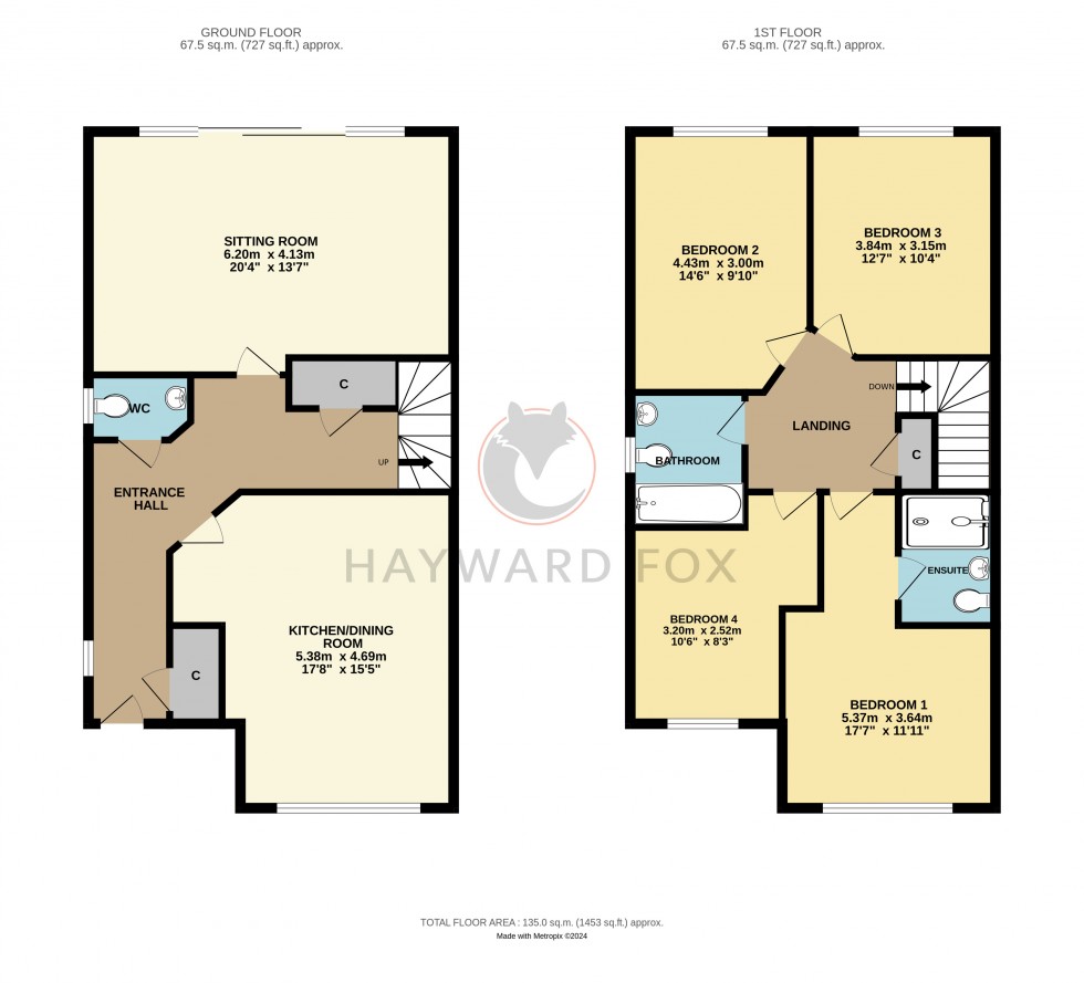 Floorplan for Pennington, Lymington, Hampshire