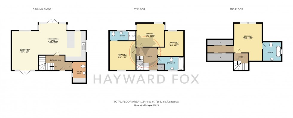 Floorplan for Everton, Lymington, Hampshire