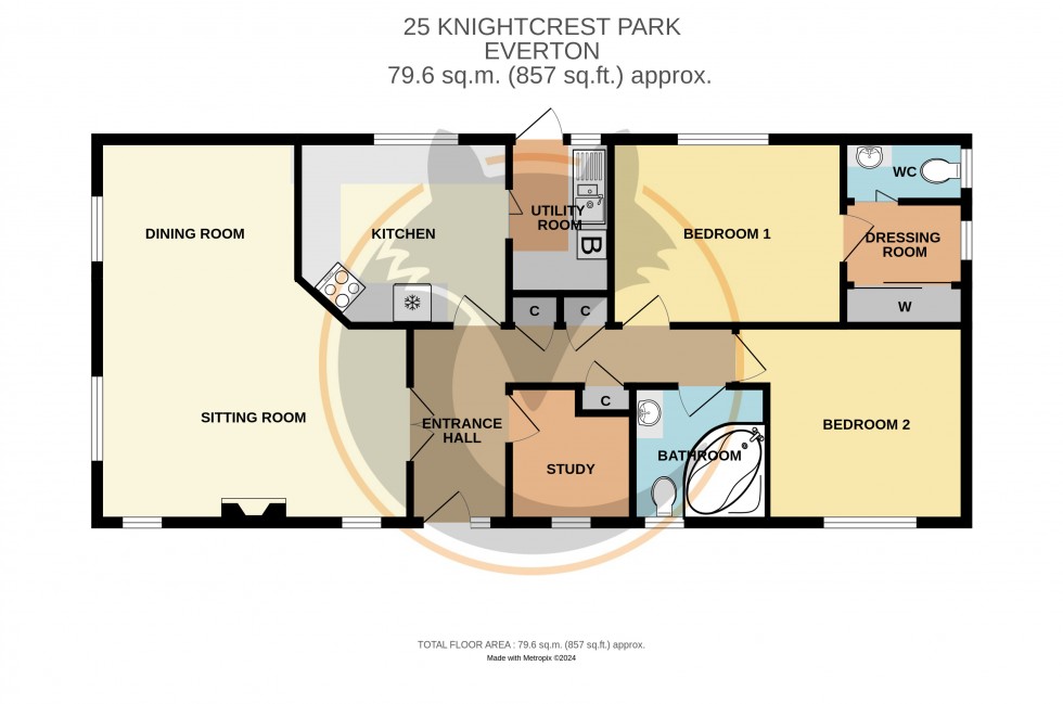 Floorplan for Milford Road, Everton, Lymington