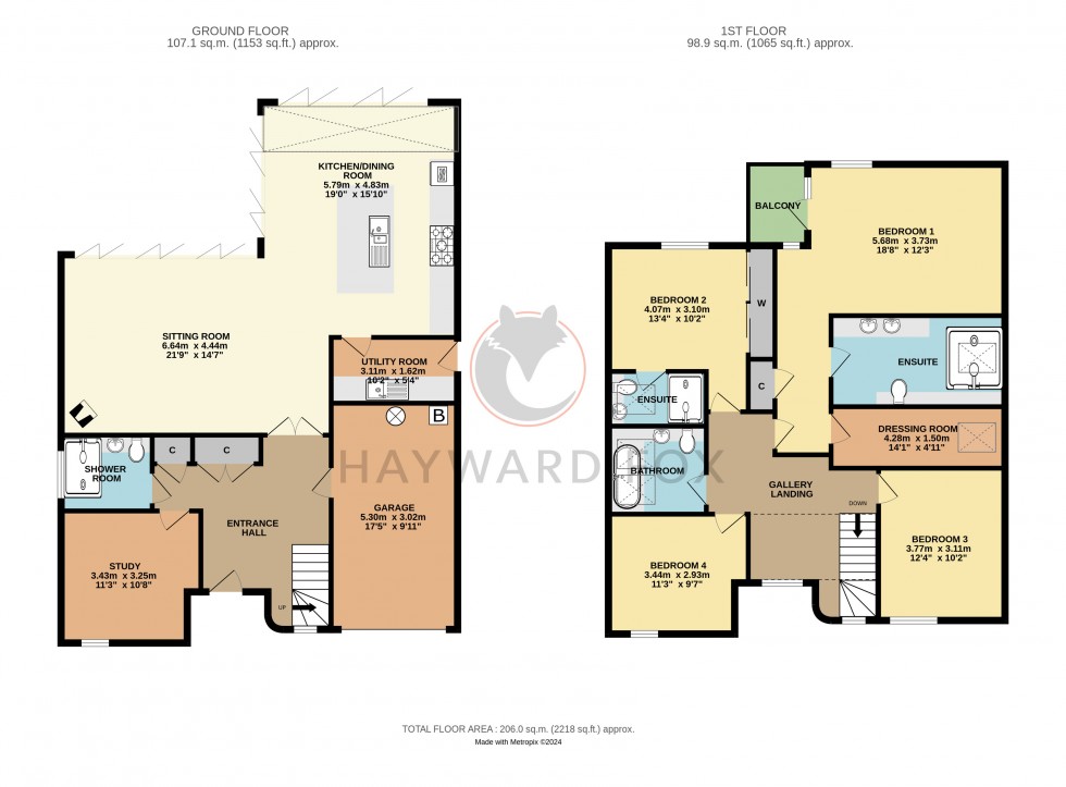 Floorplan for Pennington, Lymington, Hampshire