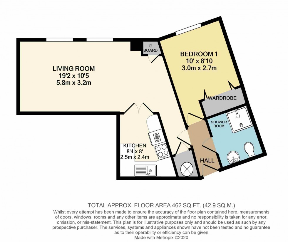 Floorplan for Lymington, Hampshire