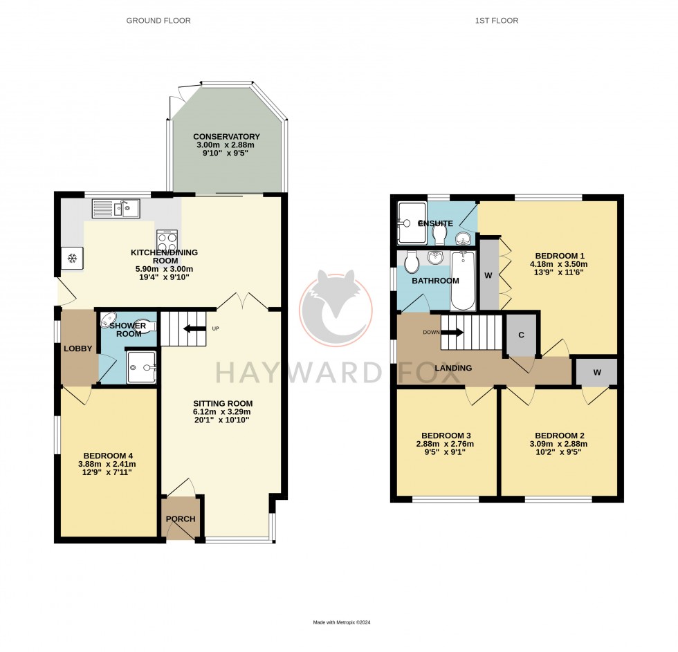 Floorplan for Hordle, Lymington, Hampshire