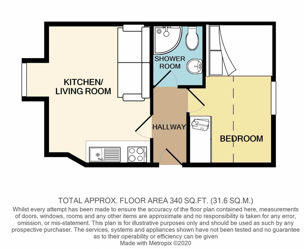 Floorplan for Pennington, Lymington