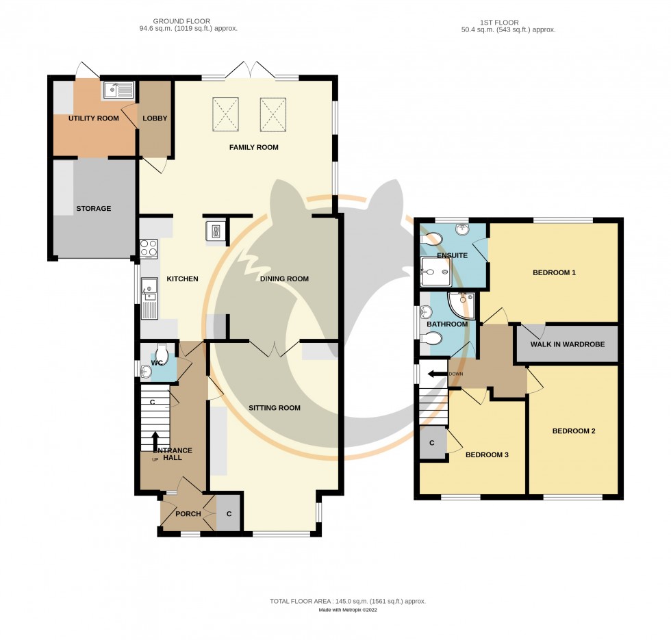 Floorplan for Milford on Sea, Lymington, Hampshire