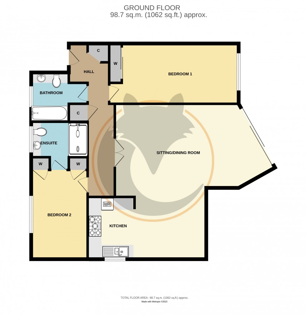 Floorplan for Milford on Sea, Lymington, Hampshire