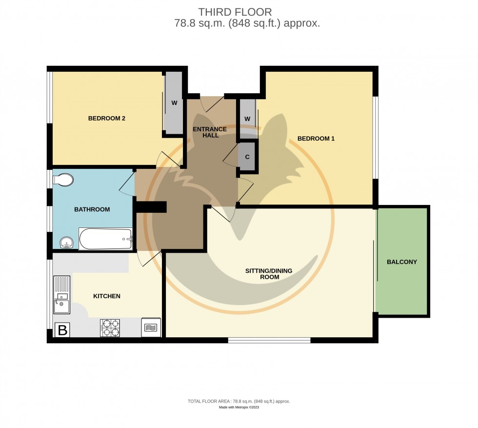 Floorplan for Milford on Sea, Lymington, Hampshire