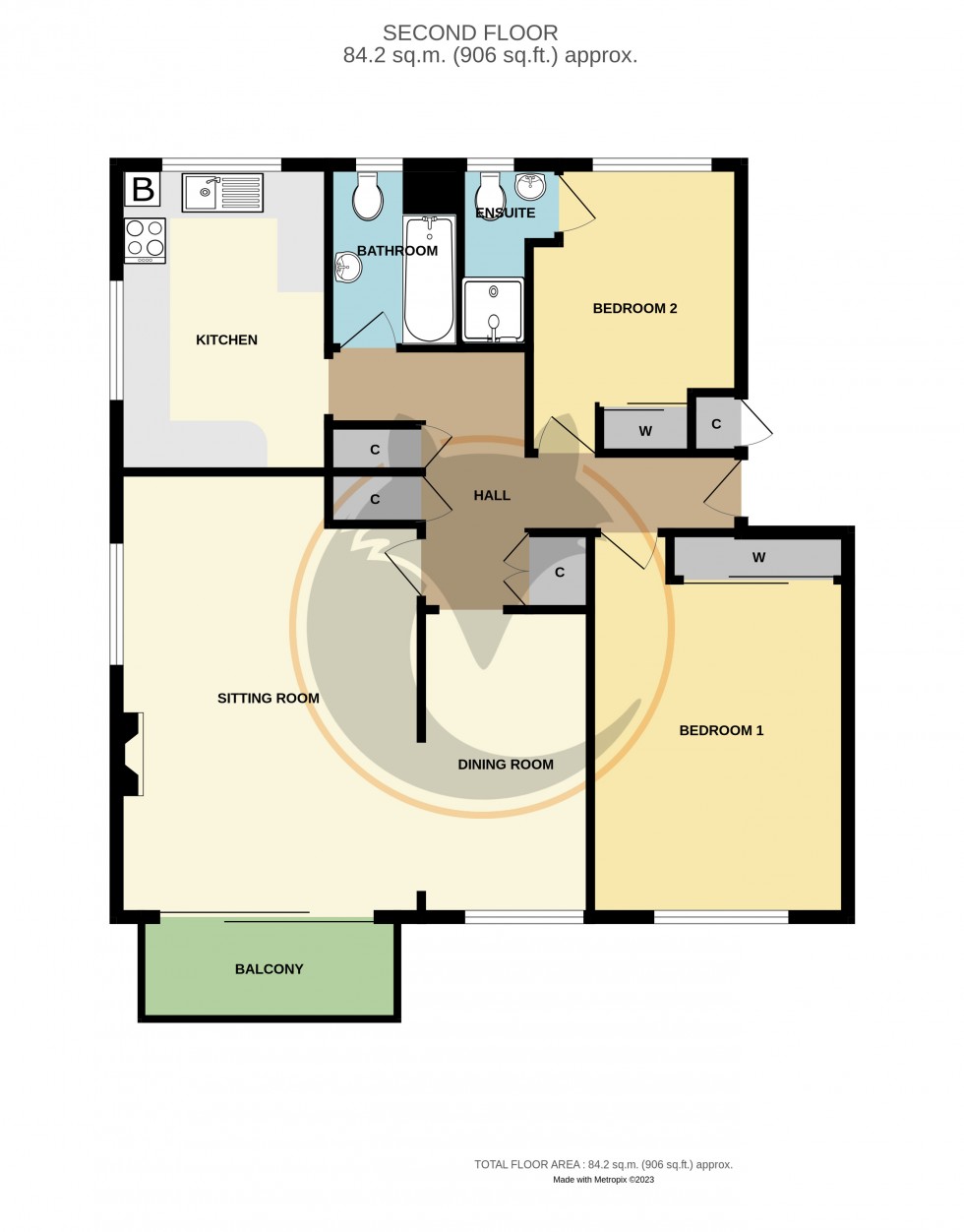 Floorplan for Milford on Sea, Lymington, Hampshire