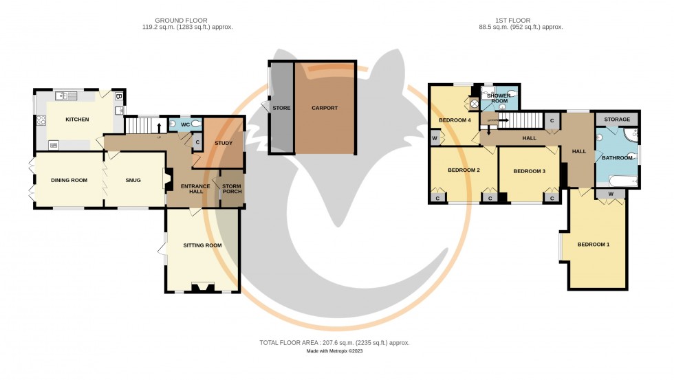 Floorplan for Milford on Sea, Lymington, Hampshire