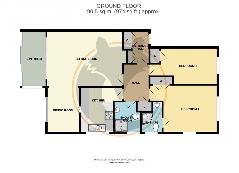 Floorplan for Milford on Sea, Lymington, Hampshire