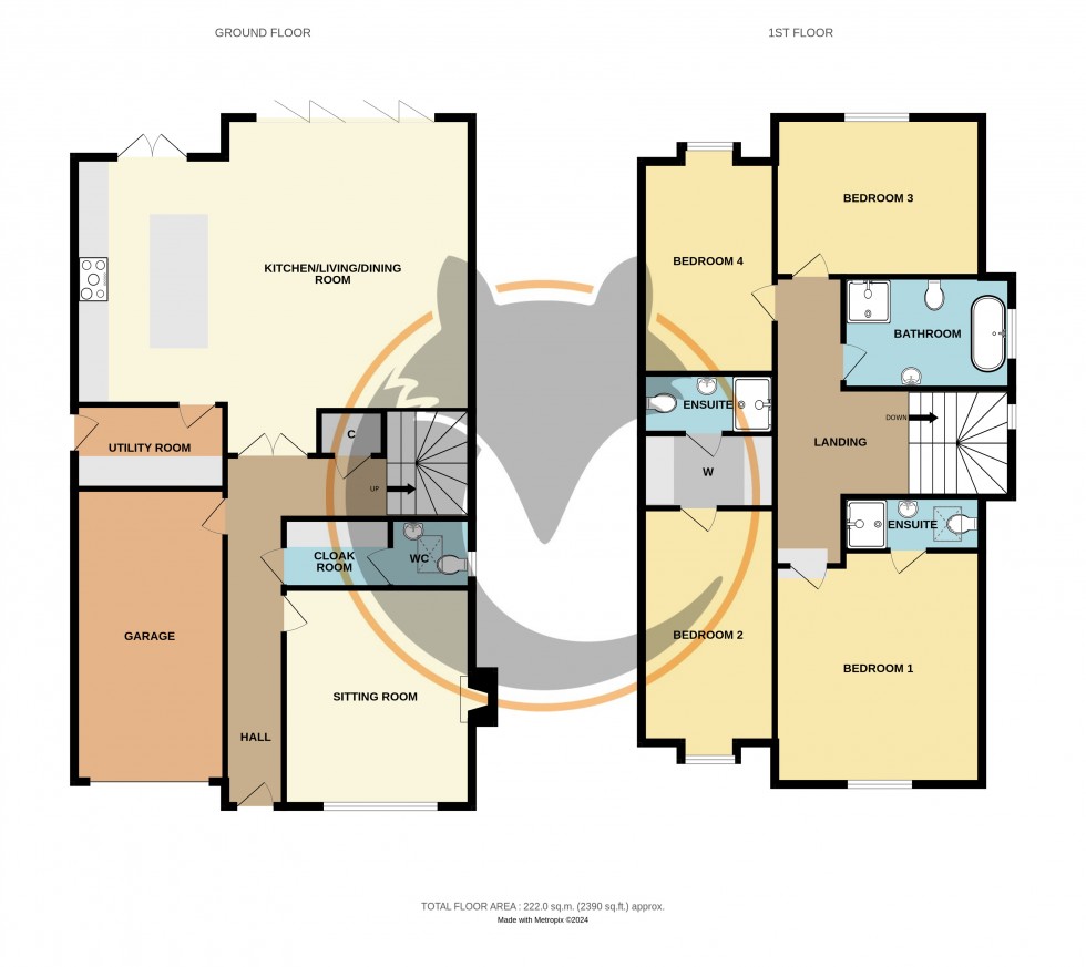 Floorplan for Milford on Sea, Lymington, Hampshire