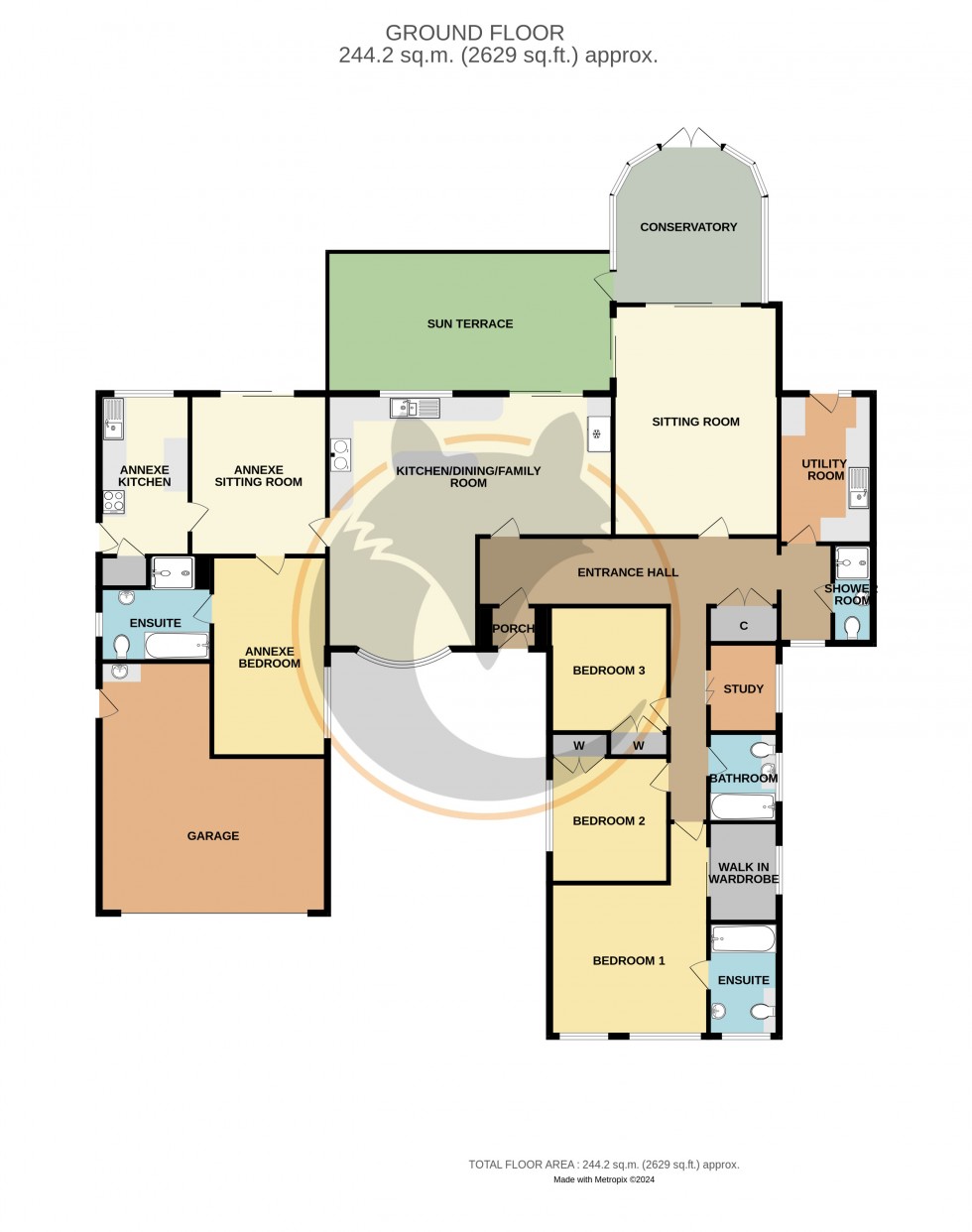 Floorplan for Milford on Sea, Lymington, Hampshire